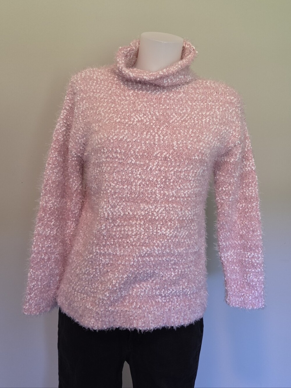 LOFT Super Soft Fuzzy Chenille Turtle Neck Sweater